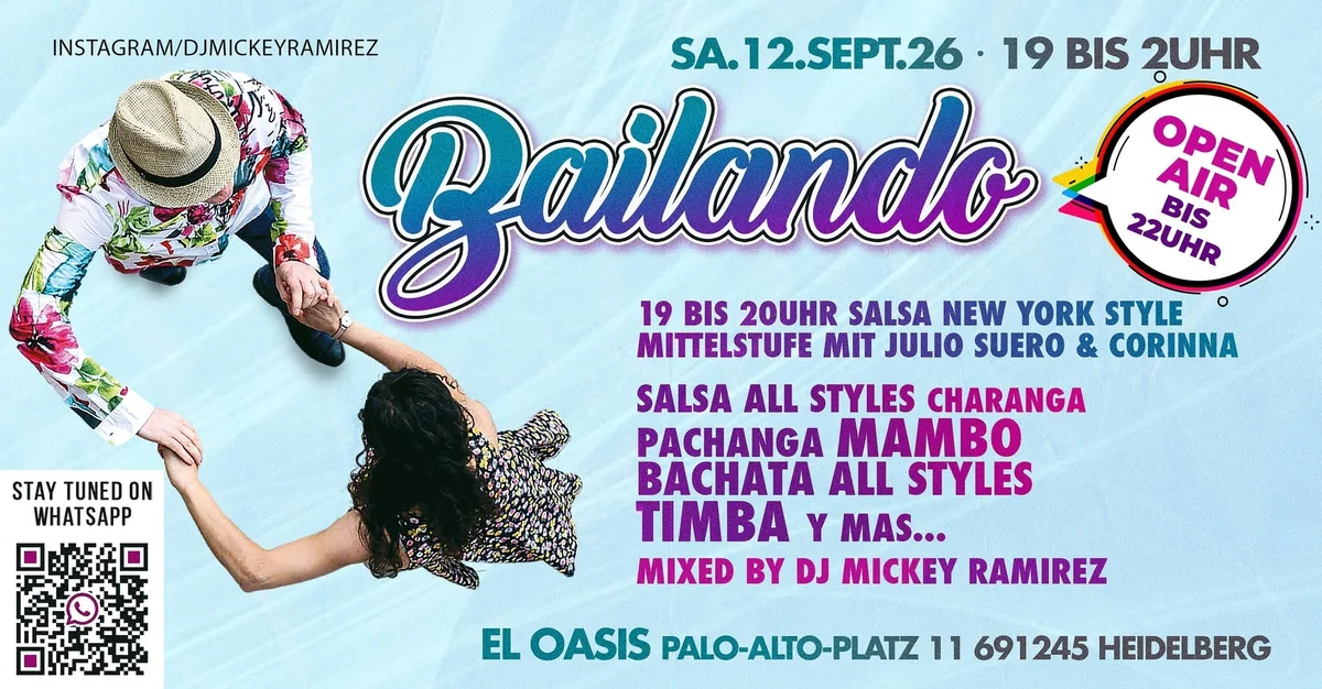 12/09 BAILANDO ★ Workshop & Party