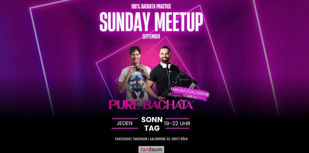 Pure Bachata Sunday Meet Up (Oberer Raum) – Bachata in Köln (Koeln)