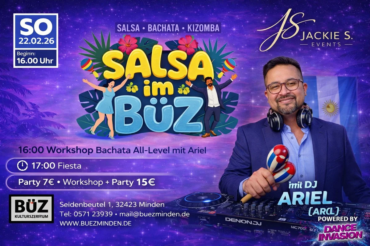 Salsa im BüZ Minden mit Dj Ariel