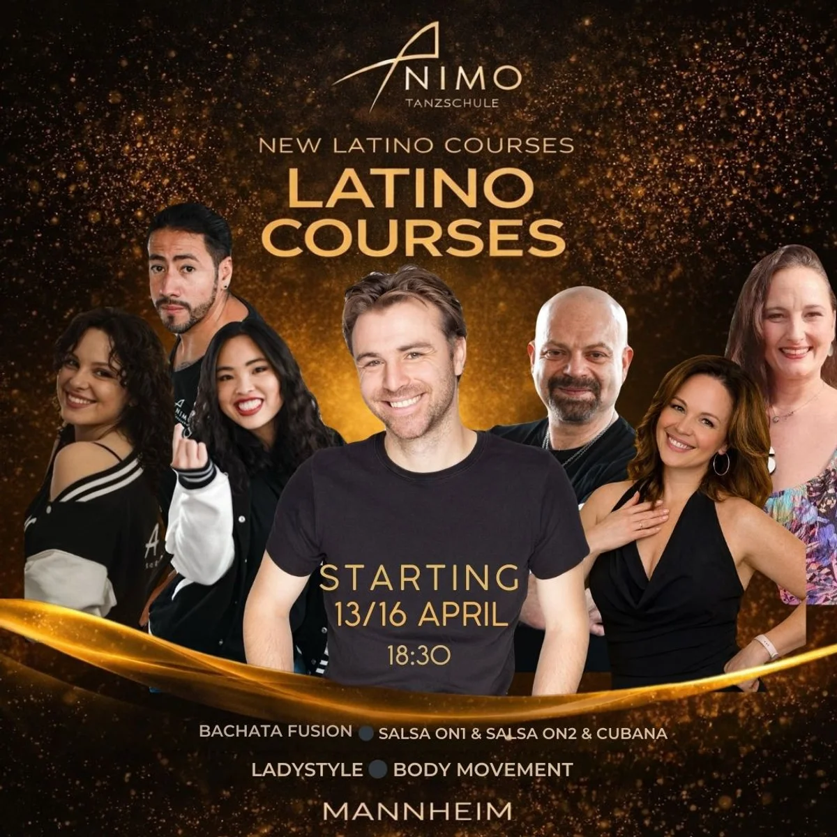 New courses- Bachata, Salsa ON1, Salsa Cubana