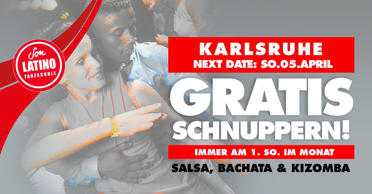 SALSA, BACHATA, KIZOMBA SCHNUPPERKURS IN KARLSRUHE
