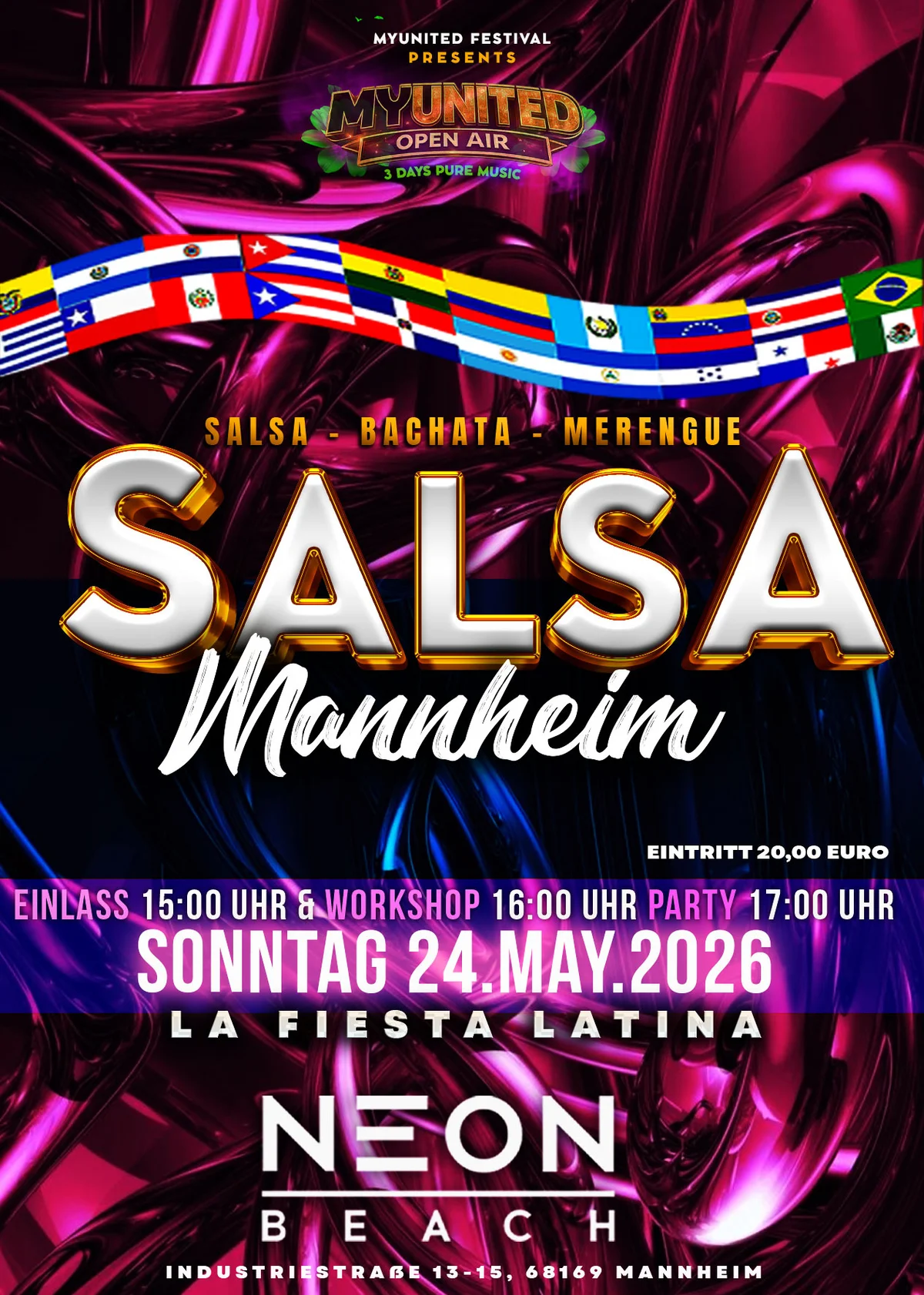 Salsa in Mannheim 2026 I Party + Workshops