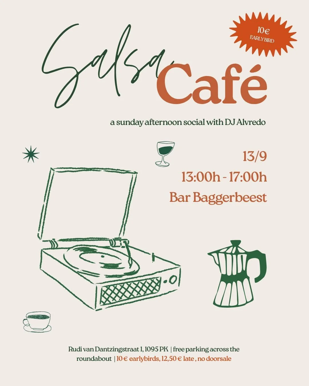 Salsa at Baggerbeest, Amsterdam