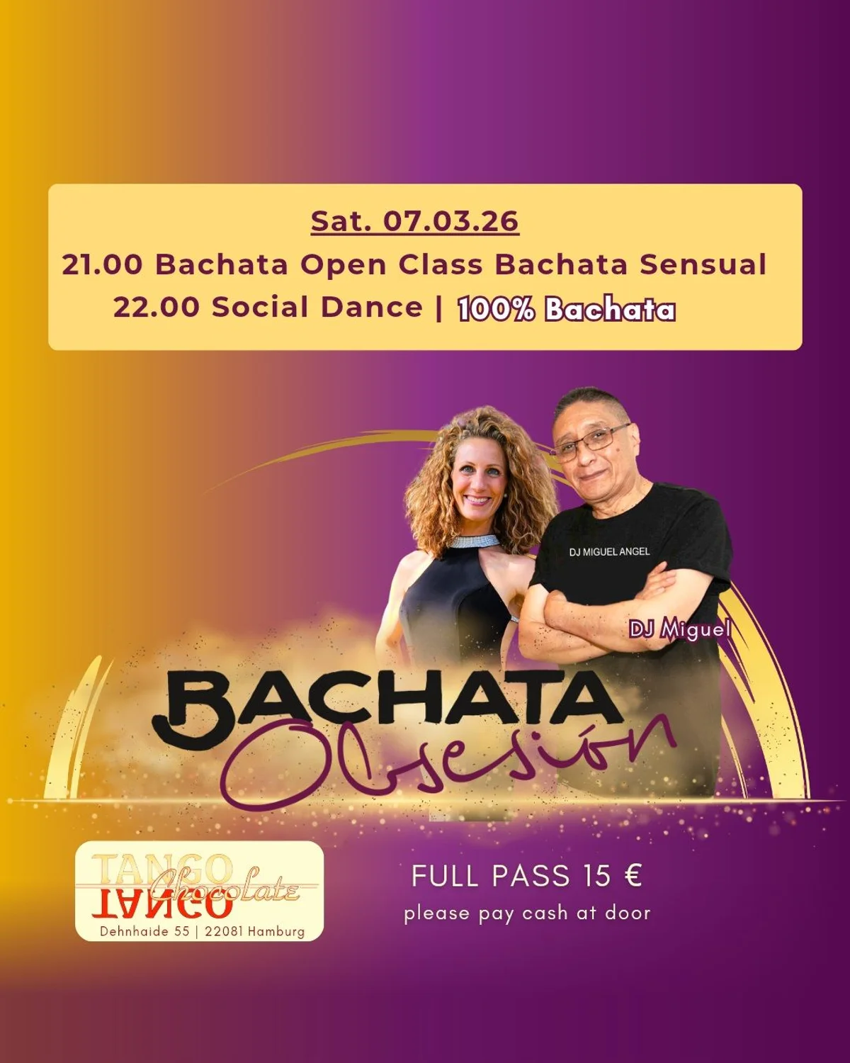 Birthday: 9 years Bachata Obsesión Hamburg - Social Dance & Workshops