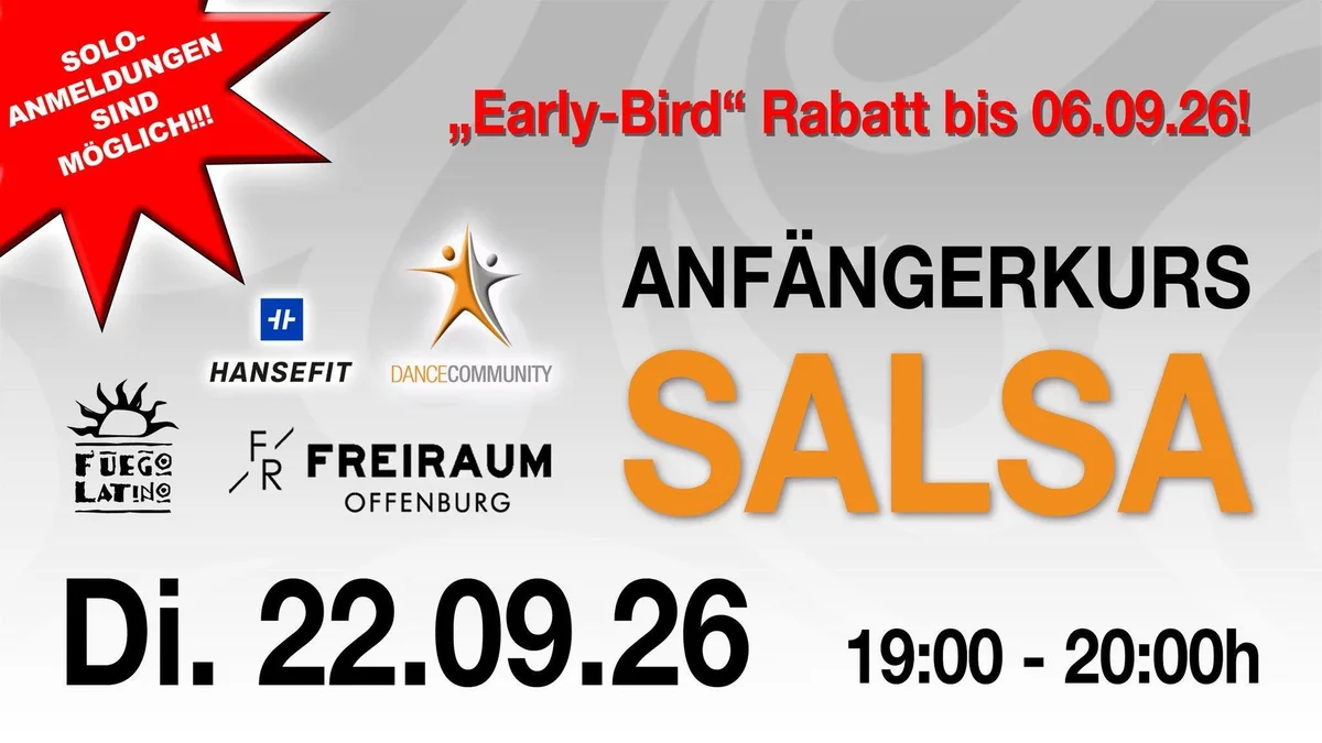 Salsa-Anfängerkurs im FREIRAUM OFFENBURG