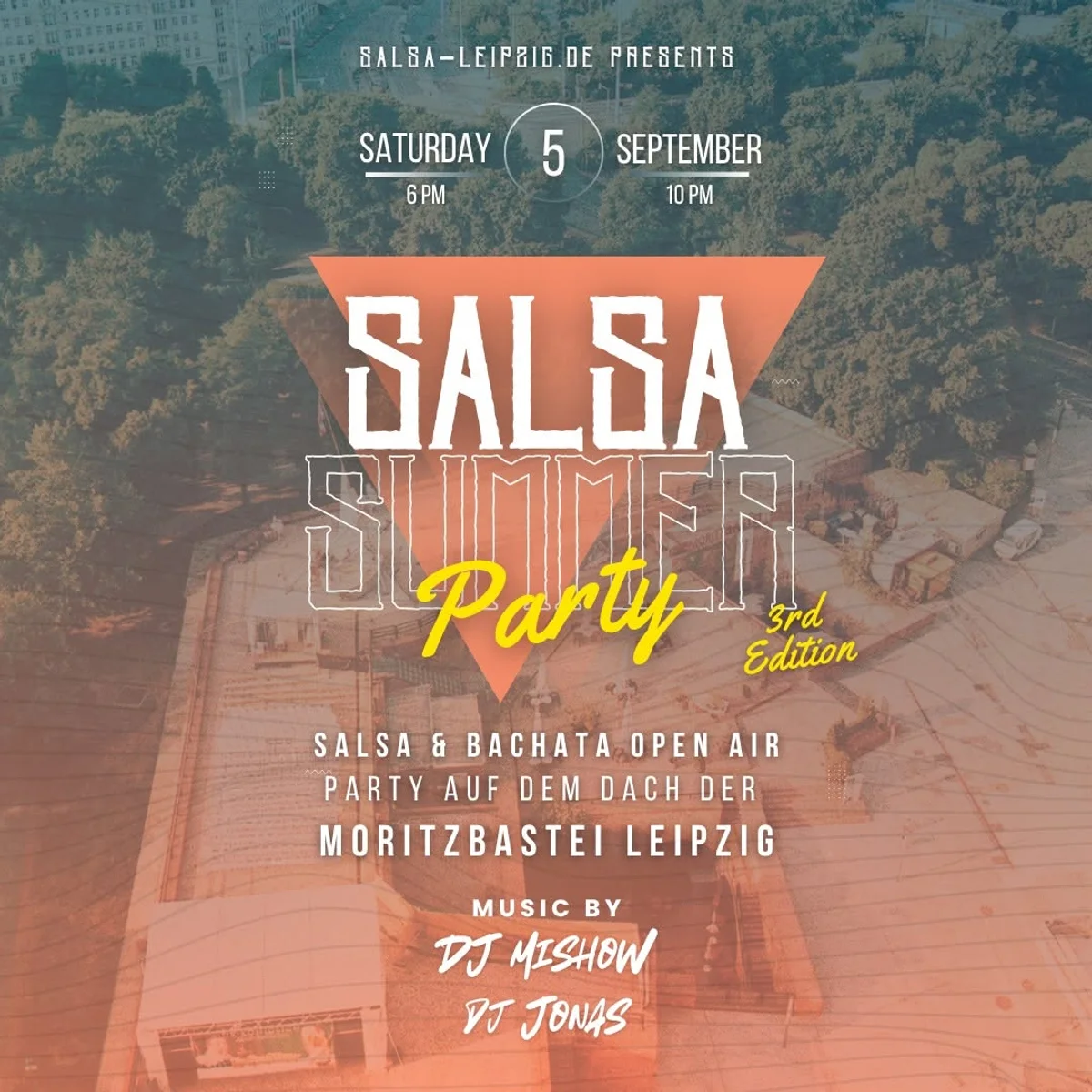 ☀️ Salsa Open Air auf dem Dach der Moritzbastei 