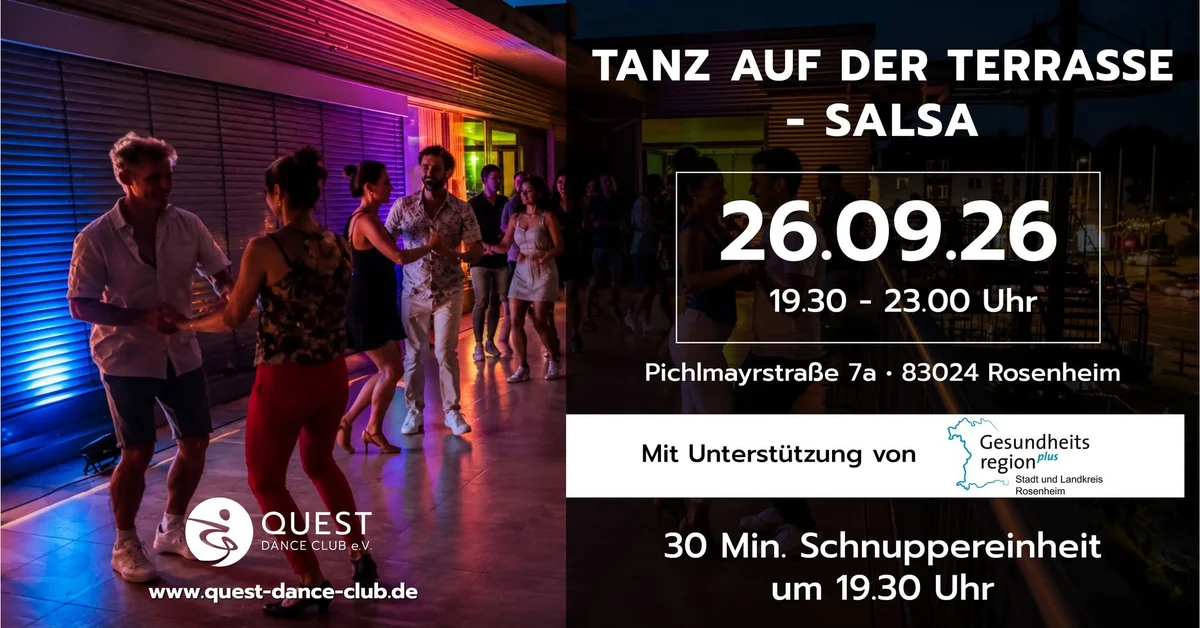  Tanz auf der Terrasse – Salsa 