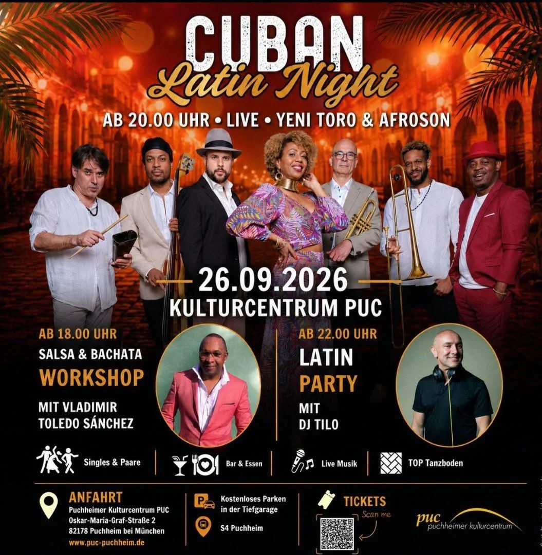 Cuban Latin Night in Puchheim bei München – Salsa and Bachata