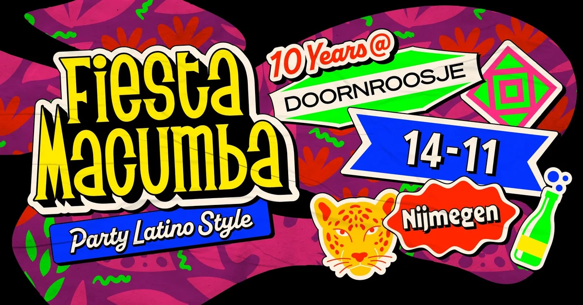 Fiesta Macumba '10 Years at Doornroosje!' - Nijmegen – Bild 1