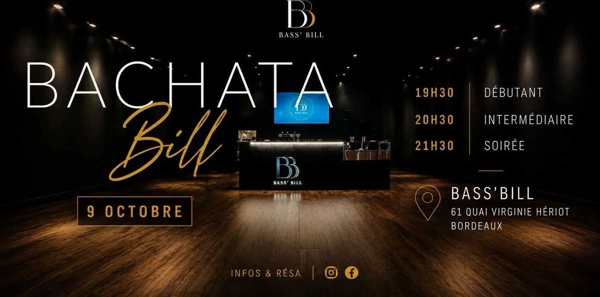 Bachata at Bass'Bill, Bordeaux
