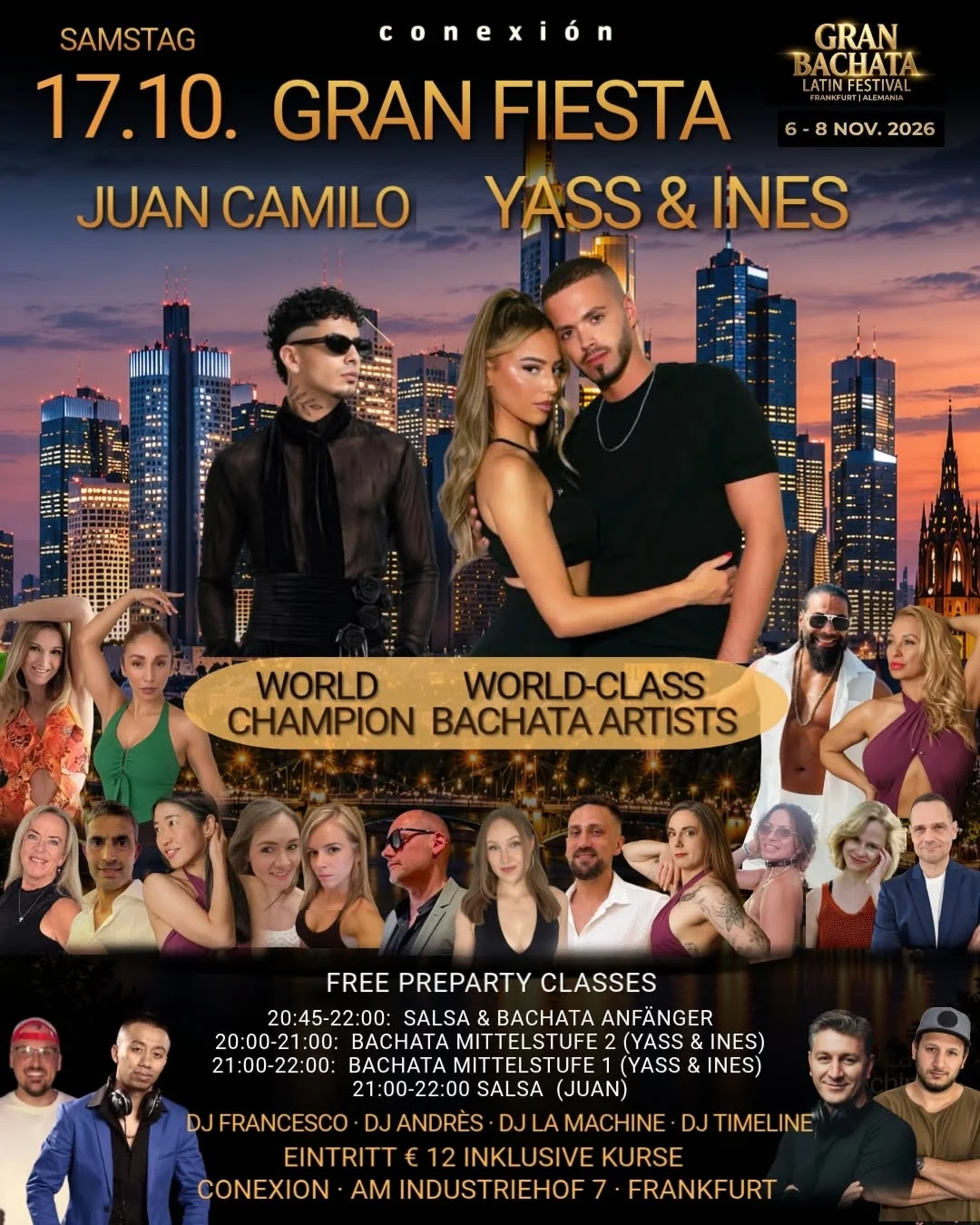 Conexion – Gran Fiesta – Salsa, Bachata and Kizomba in Frankfurt am Main