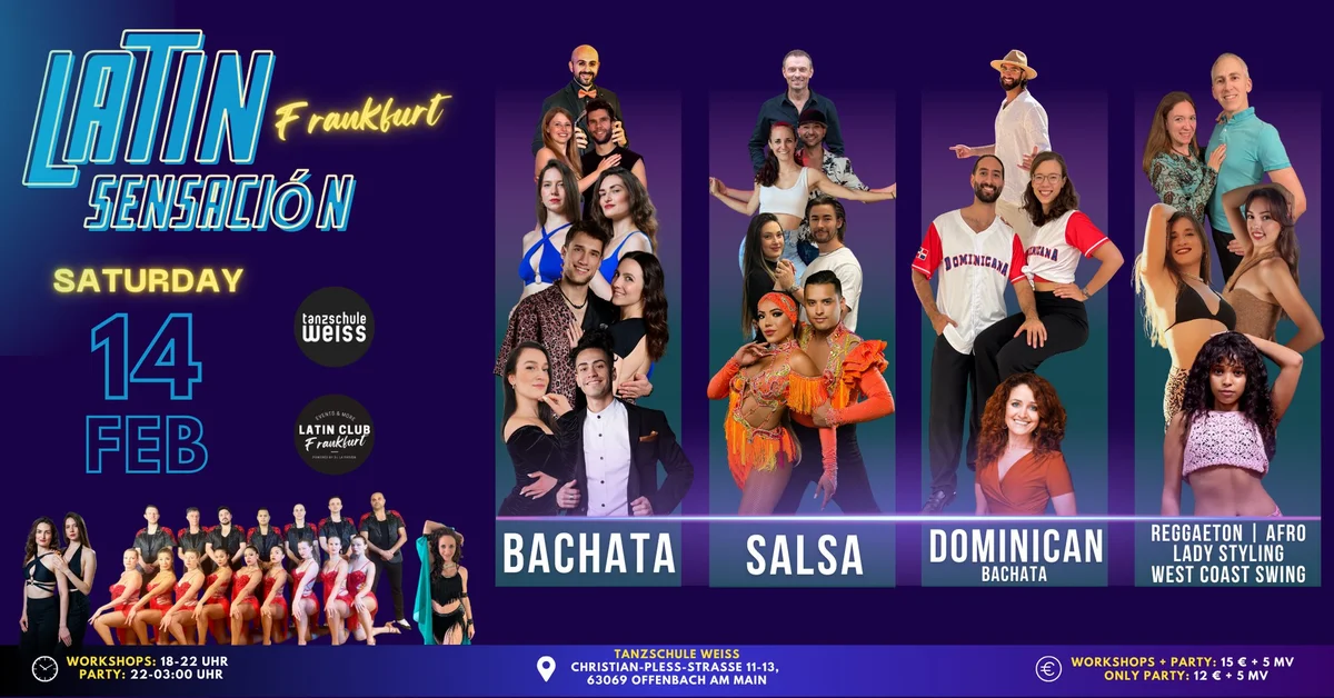 ◐ LATIN SENSACIÓN Frankfurt ◑ 3 Floors!
