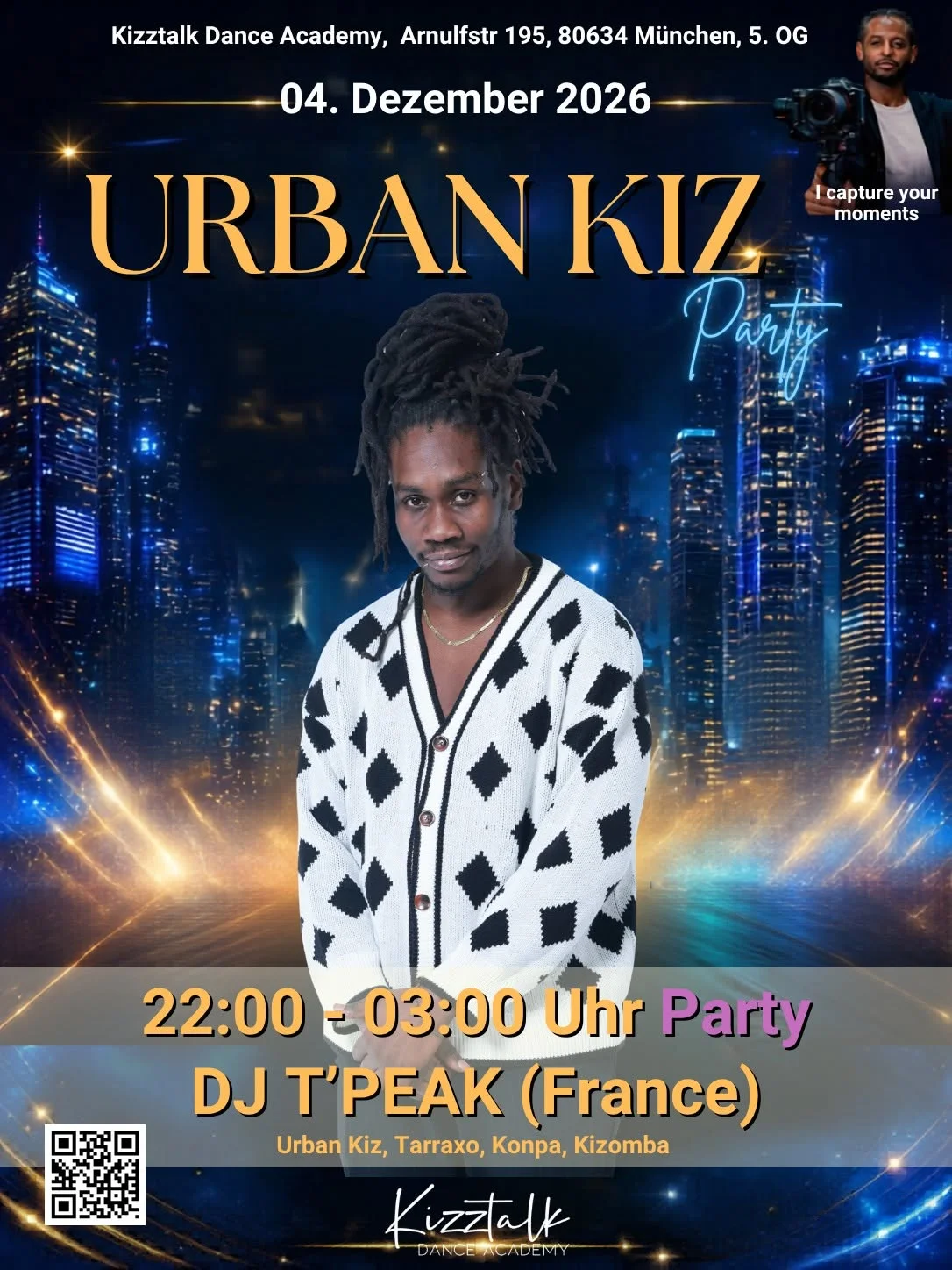 UrbanKiz Party @ Kizztalk mit DJ T’PEAK (Muenchen)