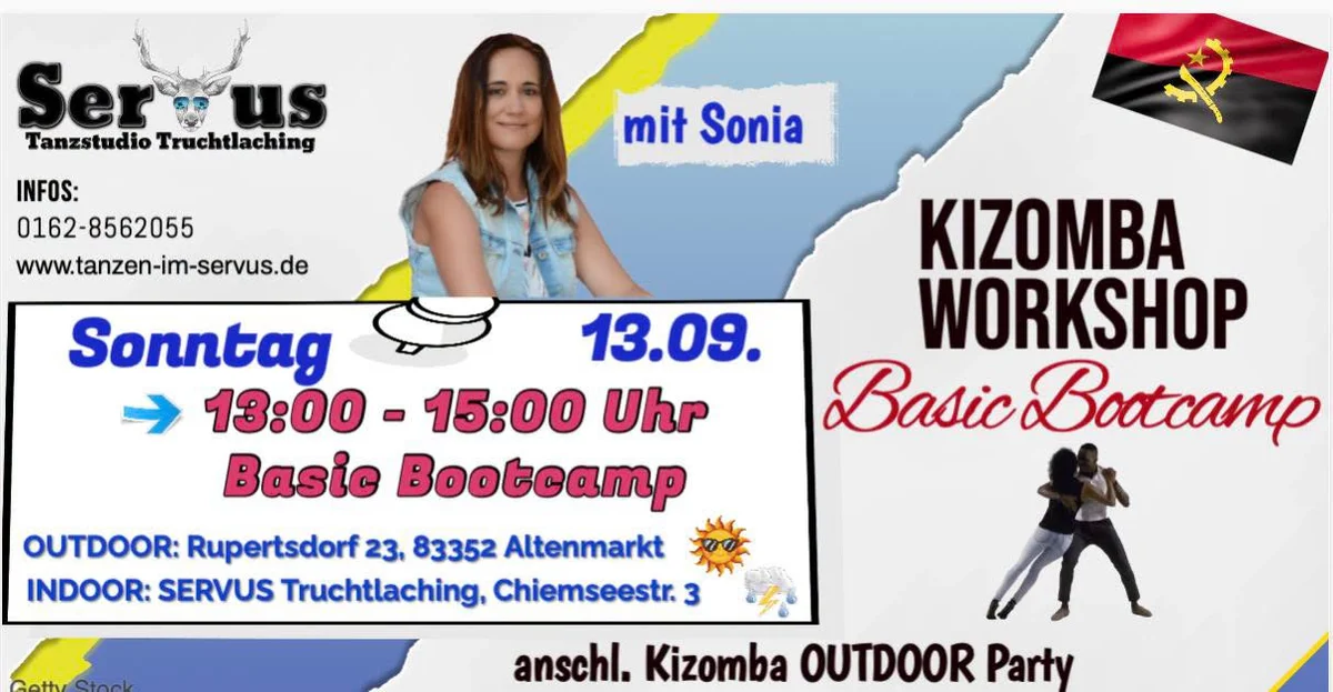 Kizomba - Basic Bootcamp - anschließend Kizomba Party - Outdoor