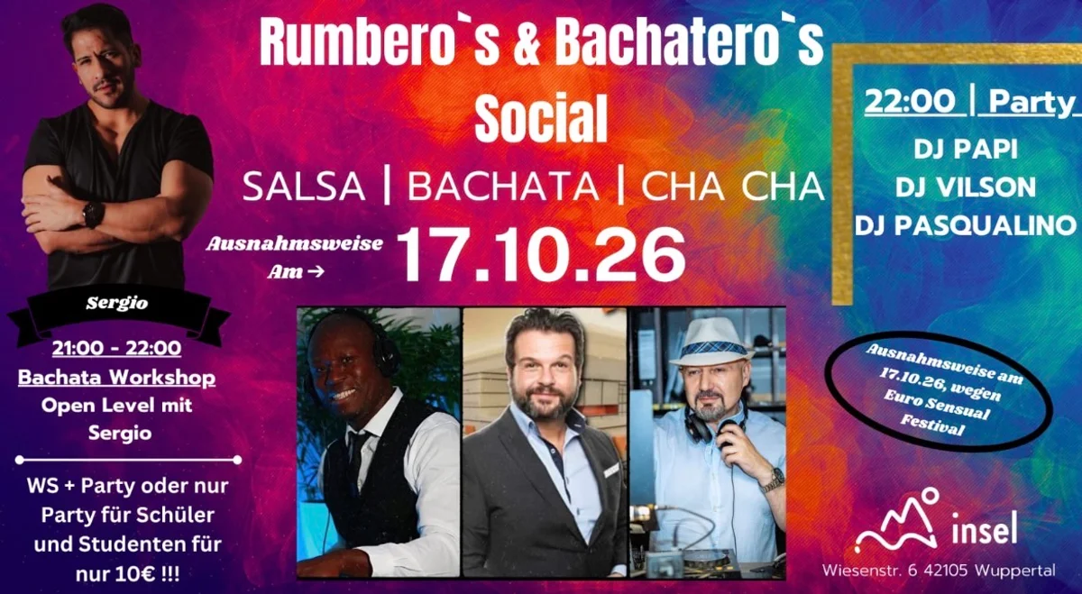 Rumbero's & Bachatero's Social - october edition