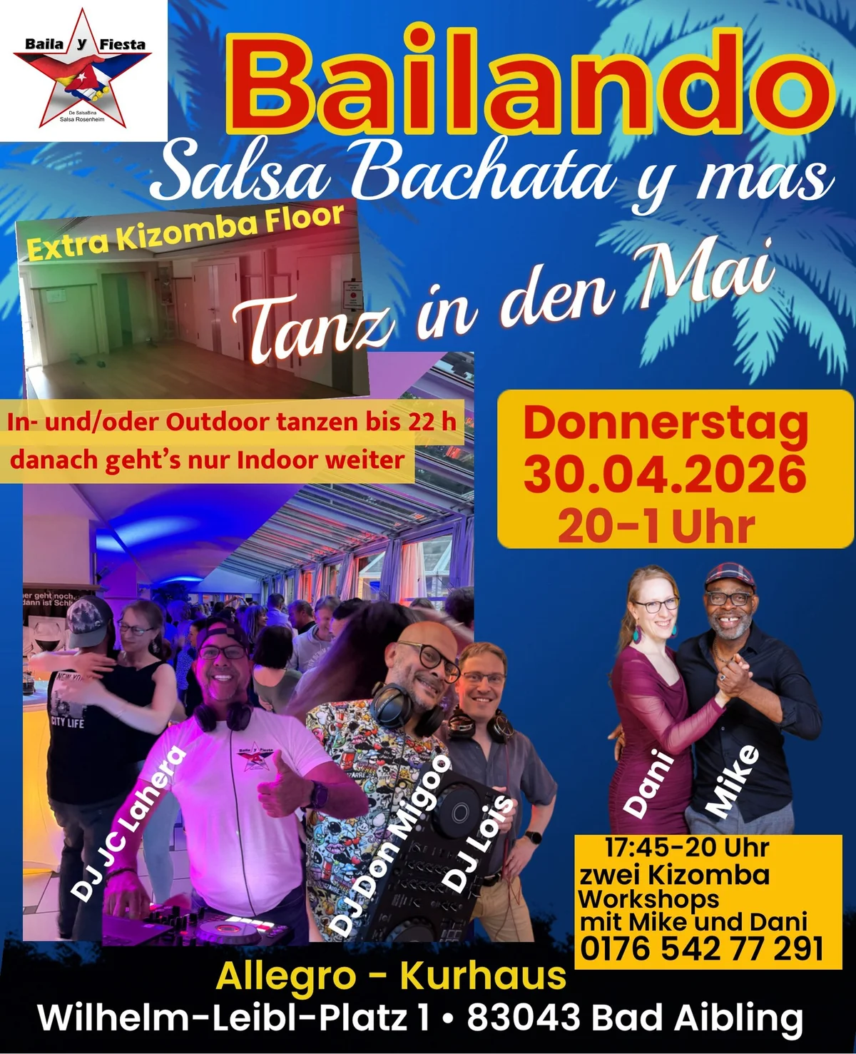 Bailando Salsa Bachata y mas - Tanz in den Mai 