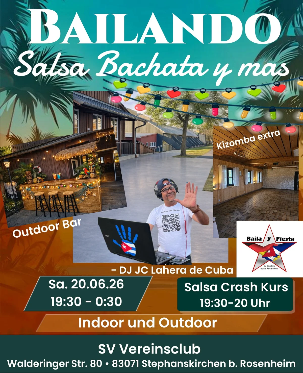 Bailando Salsa Bachata y mas In- und Outdoor 