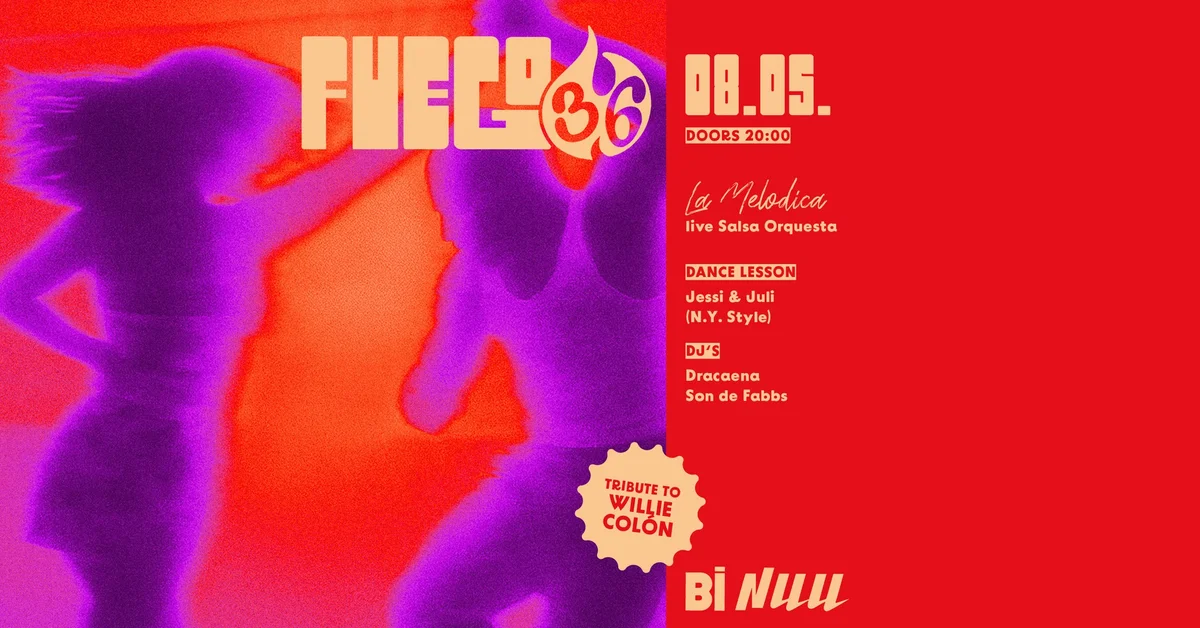Fuego36 im BiNuu: Tribute to Willie Colón – live: La Melodica (Salsa Orquesta)