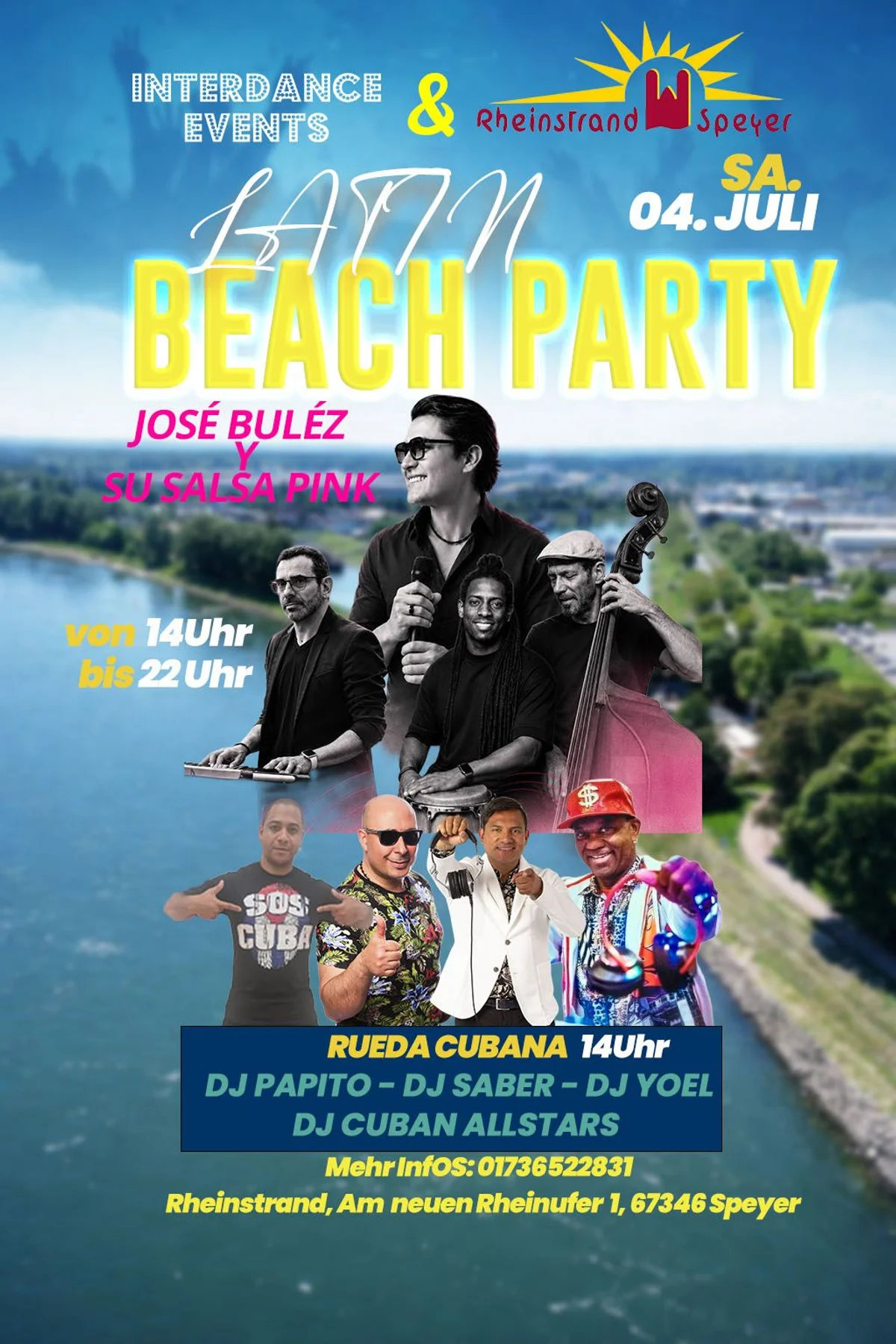 Live Musik - Salsa & Bachata Open Air in Speyer ⭐️ 04. juli 2026⭐️
