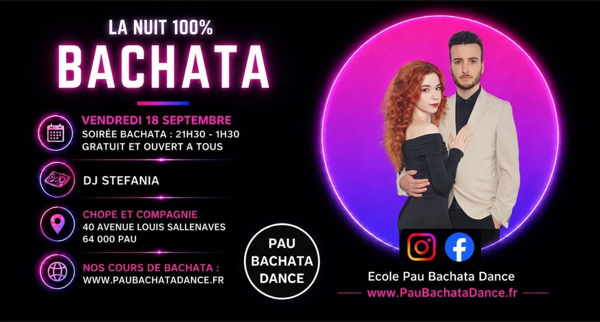 Bachata at Chope et Compagnie Pau