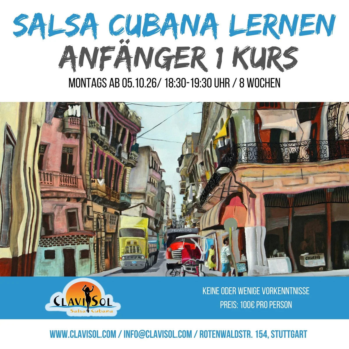 Salsa Cubana Anfänger 1 Kurs