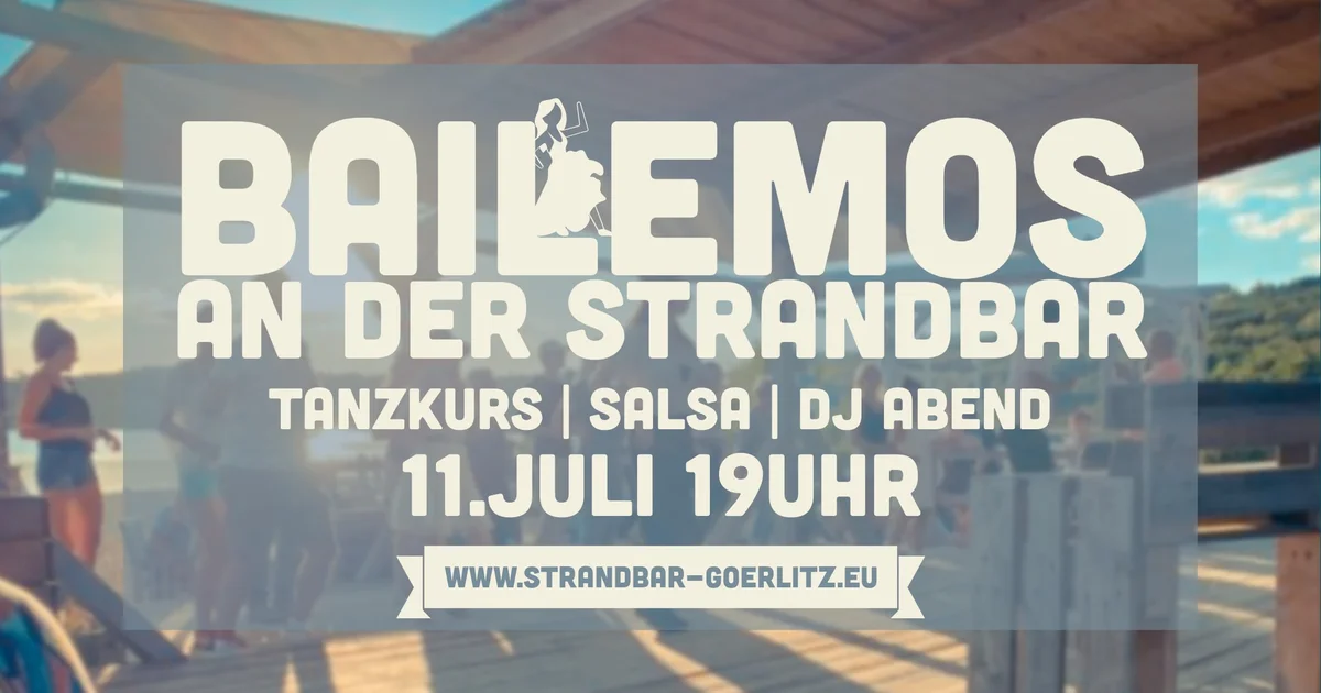 BAILEMOS en la Playa an der Strandbar