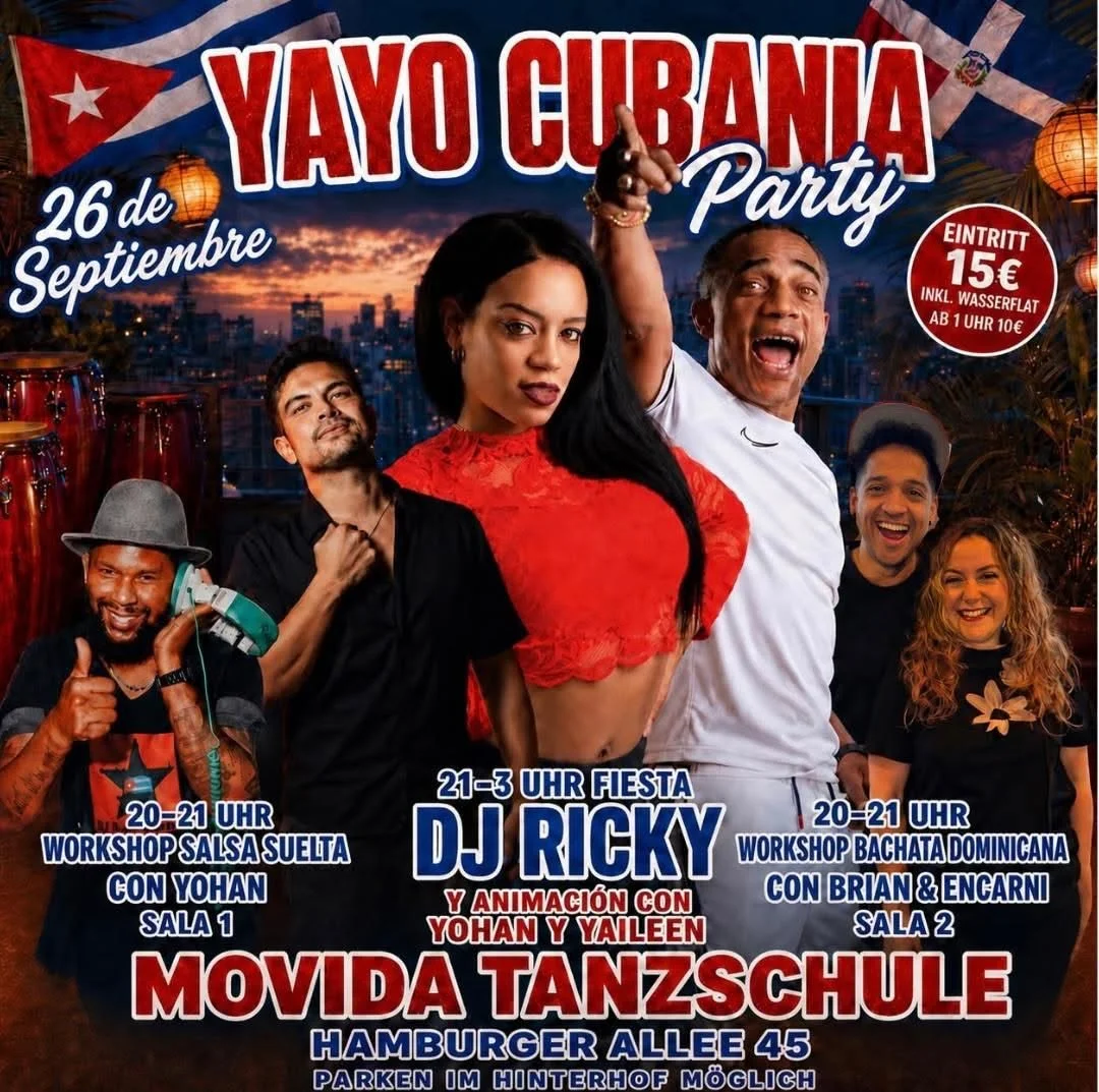 YaYo Cubanía Party – Authentic Caribbean Night 🇨🇺🇩🇴