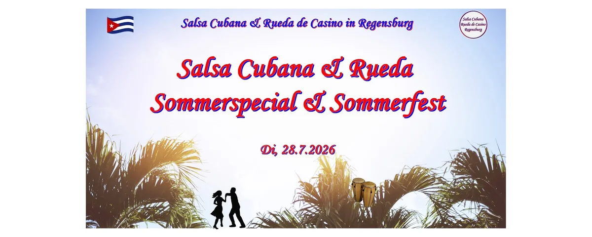Salsa Cubana & Rueda Sommerspecial & Sommerfest - Tanzen für den Guten Zweck