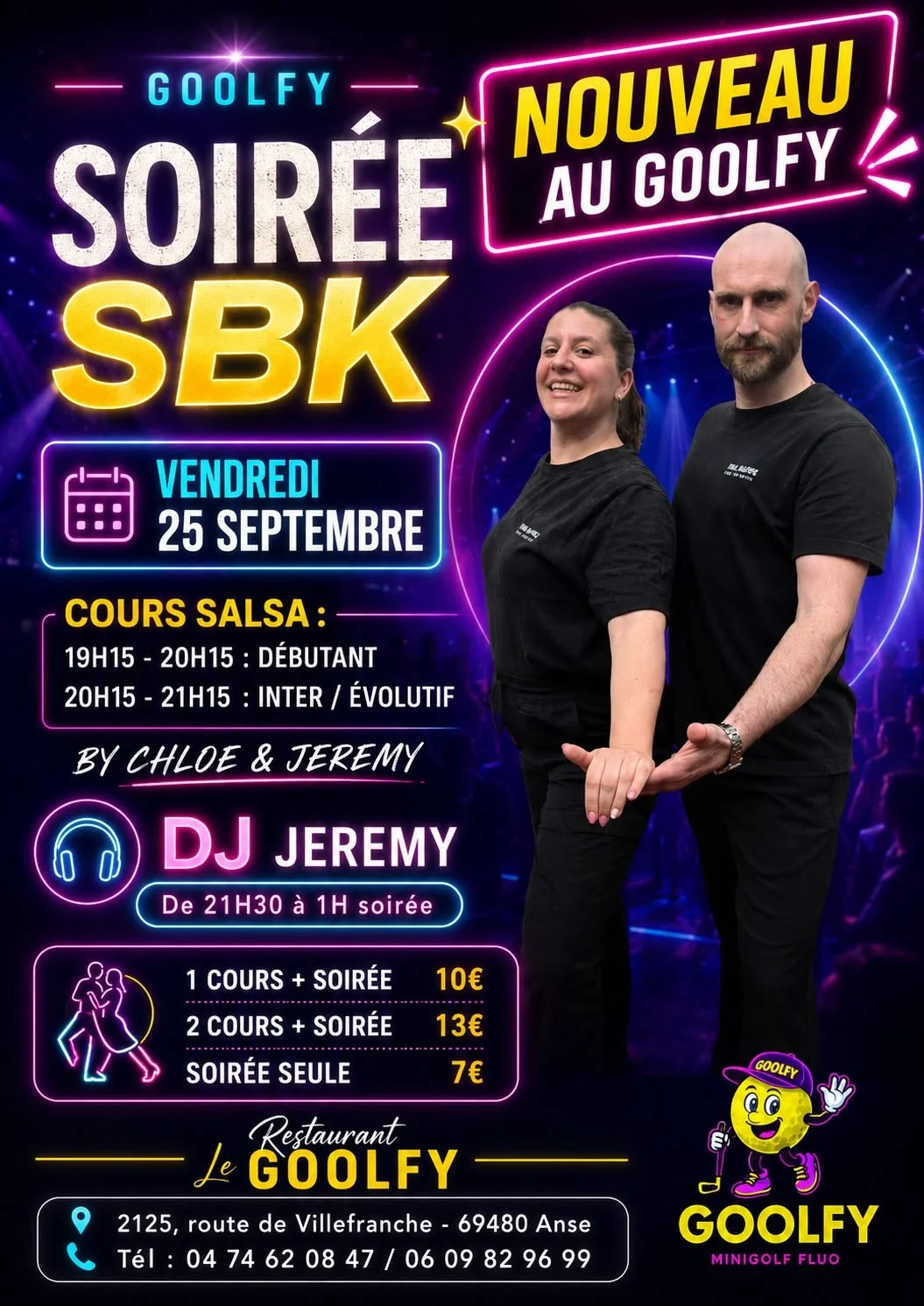 Salsa, Bachata & Kizomba at 2125 Route de Villefranche, 69480 Anse, 69480 Anse, France