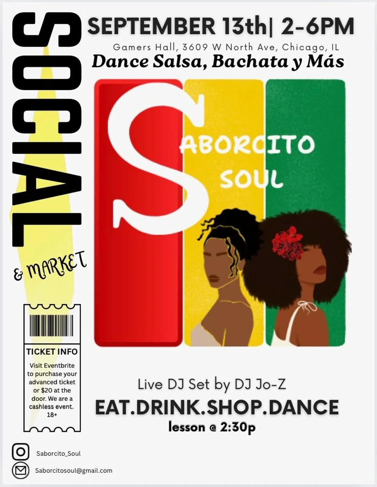 Saborcito Soul Day Social & Market *September Social