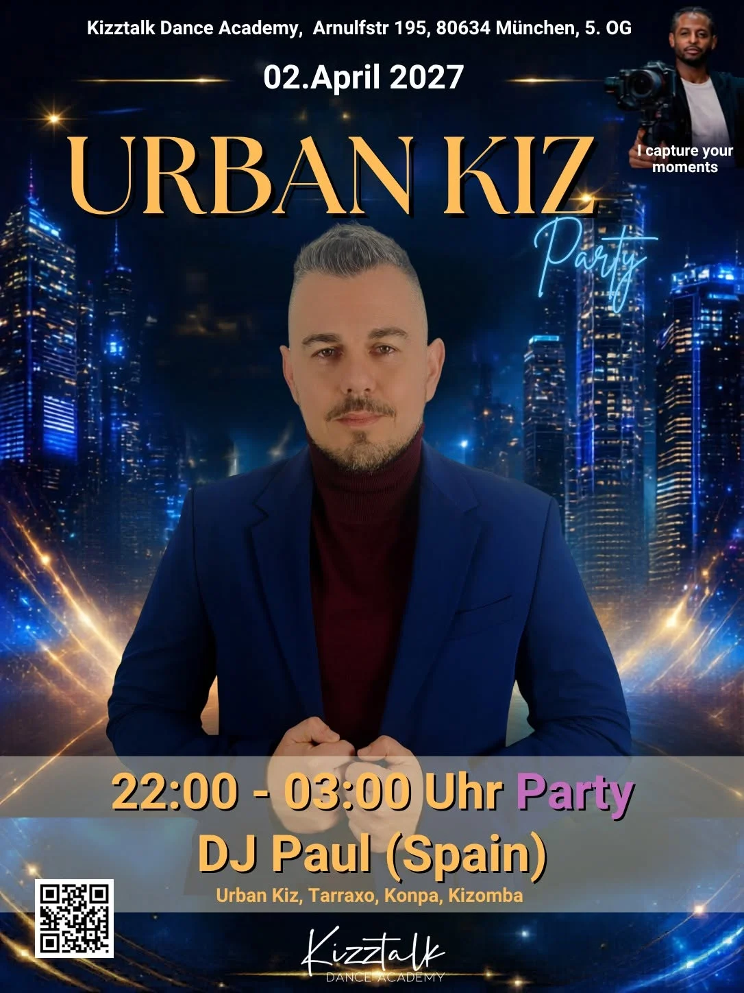 UrbanKiz Party @ Kizztalk mit DJ Paul (Spain)