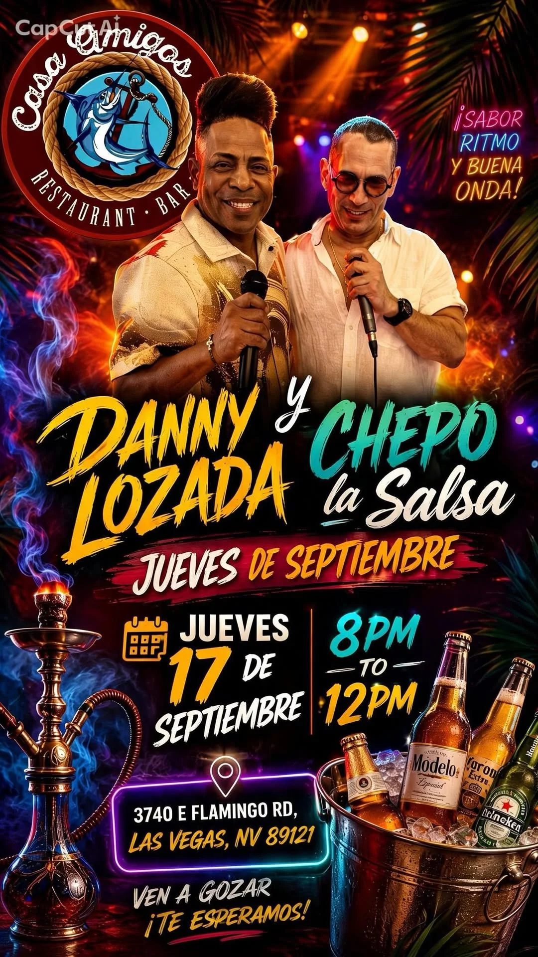 Salsa at Casa Amigos Restaurante & Bar, Las Vegas