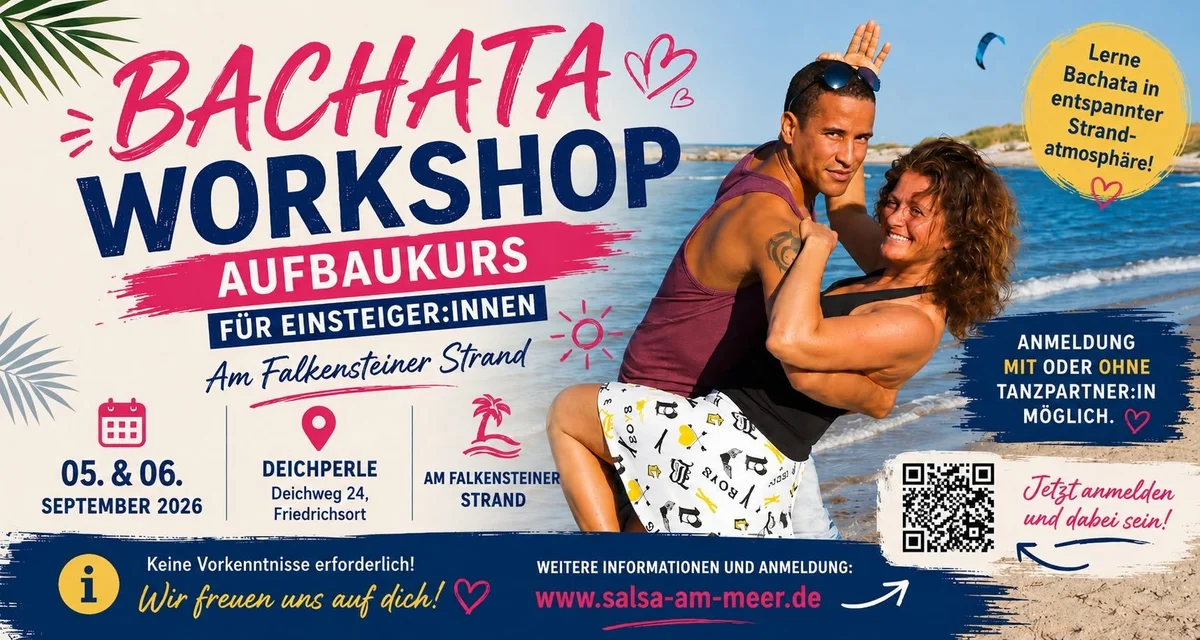 Bachata Aufbau-Workshop für Einsteiger am Falckensteiner Strand
