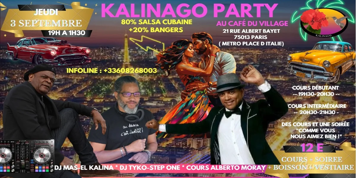Salsa, Bachata & Kizomba at Digital Village Paris