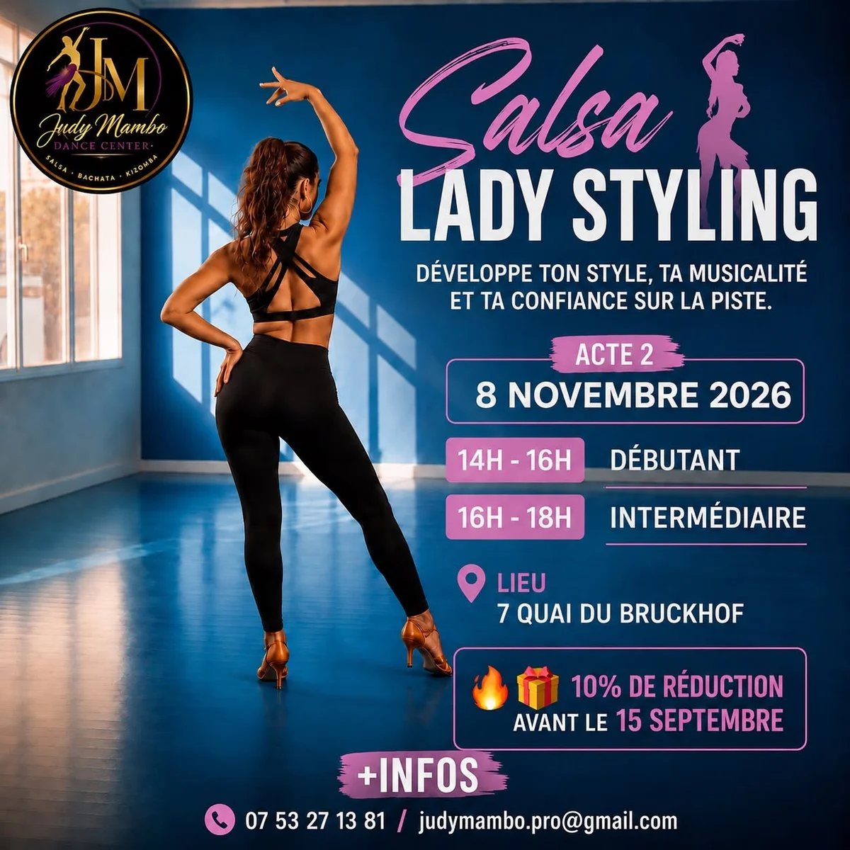 Salsa, Bachata & Kizomba at 7 quai Bruckhof, Strasbourg