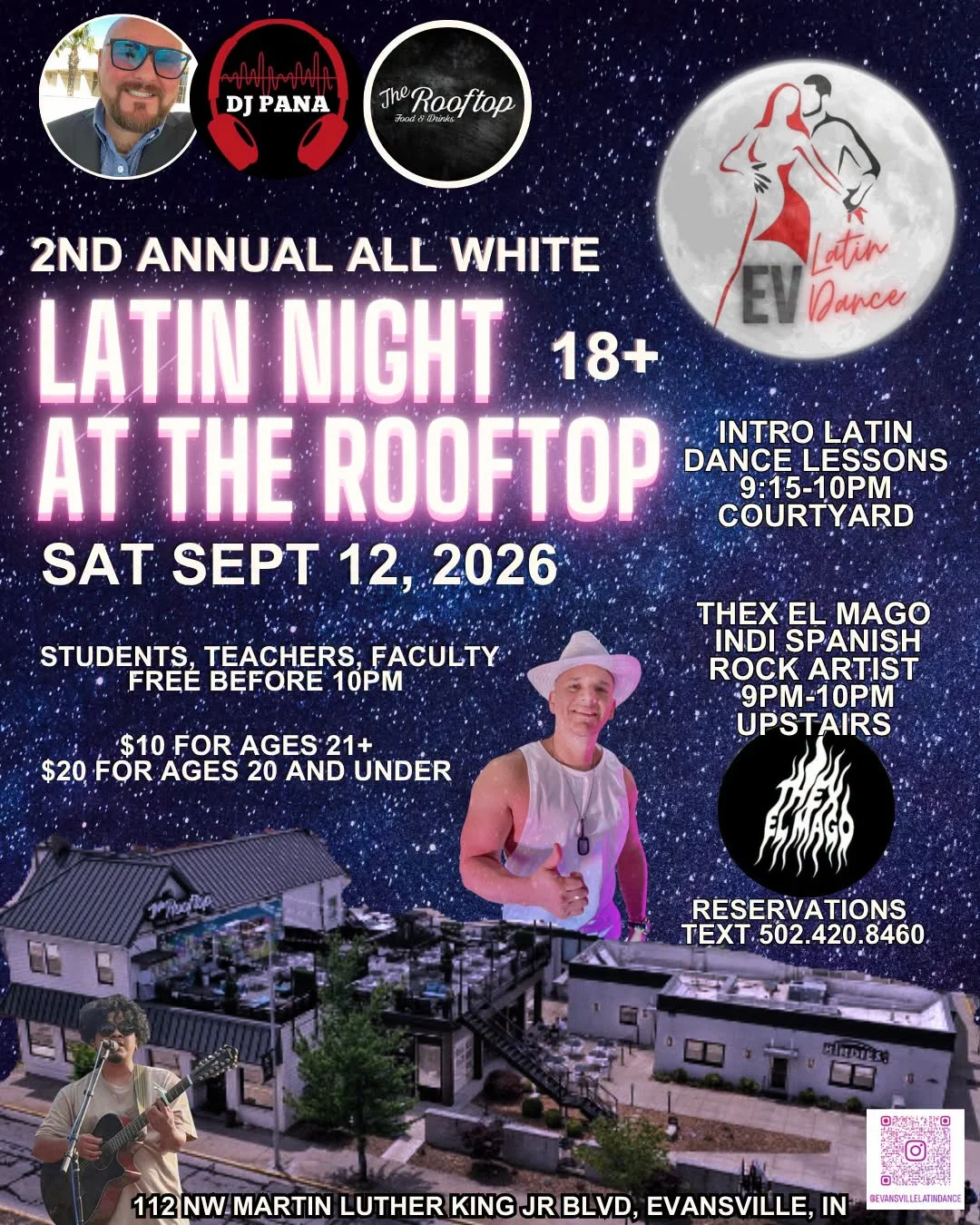 Salsa & Bachata at The Rooftop, Evansville