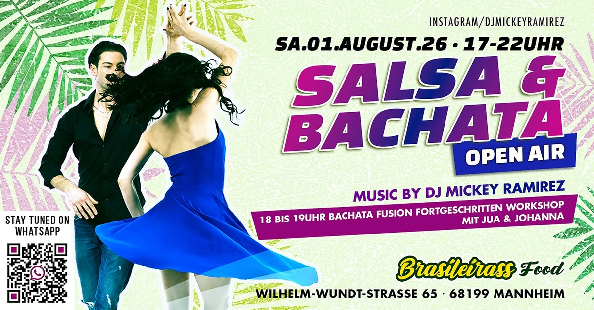 Salsa & Bachata Open Air ★ Workshop + Party