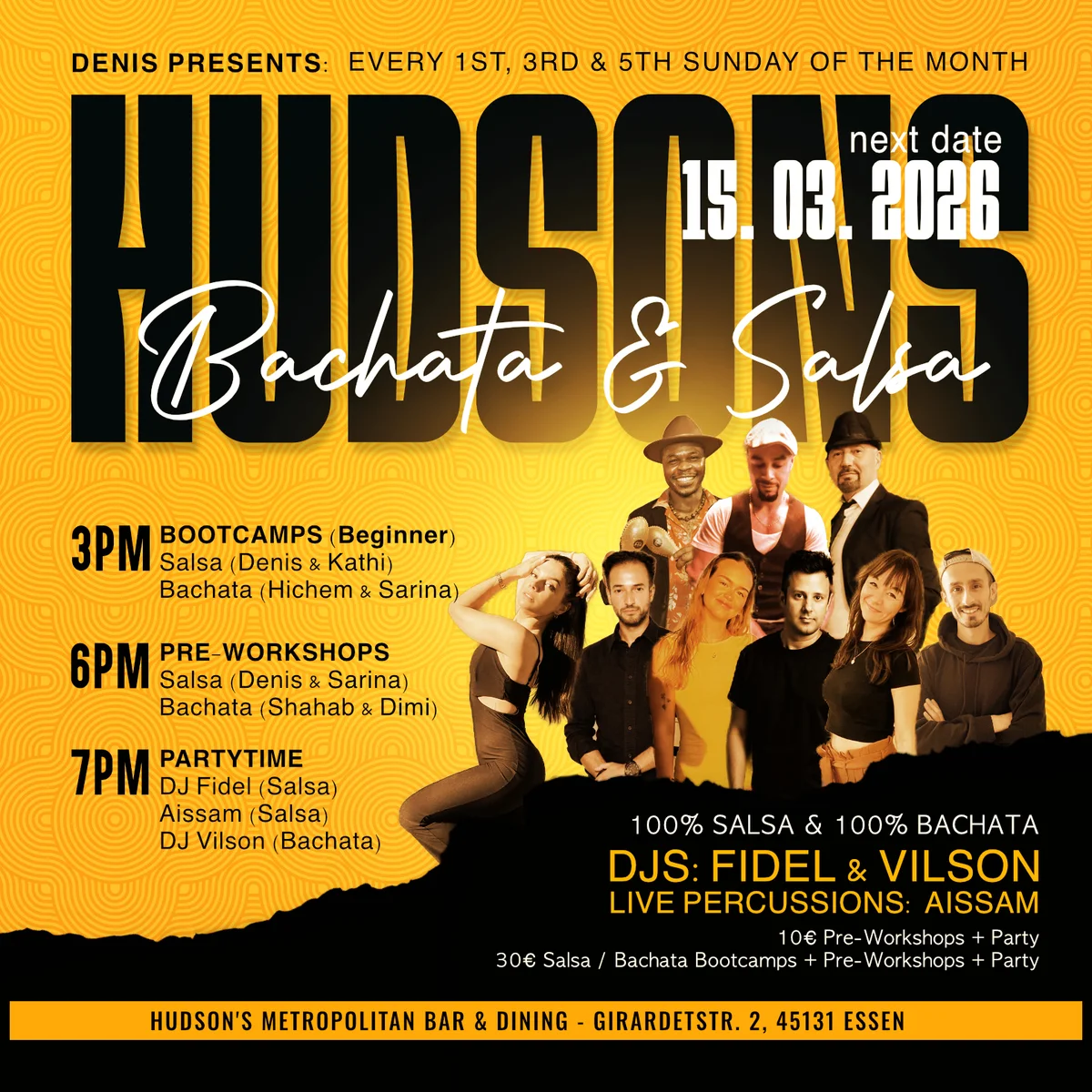 Hudsons Bachata & Salsa Party | in Essen