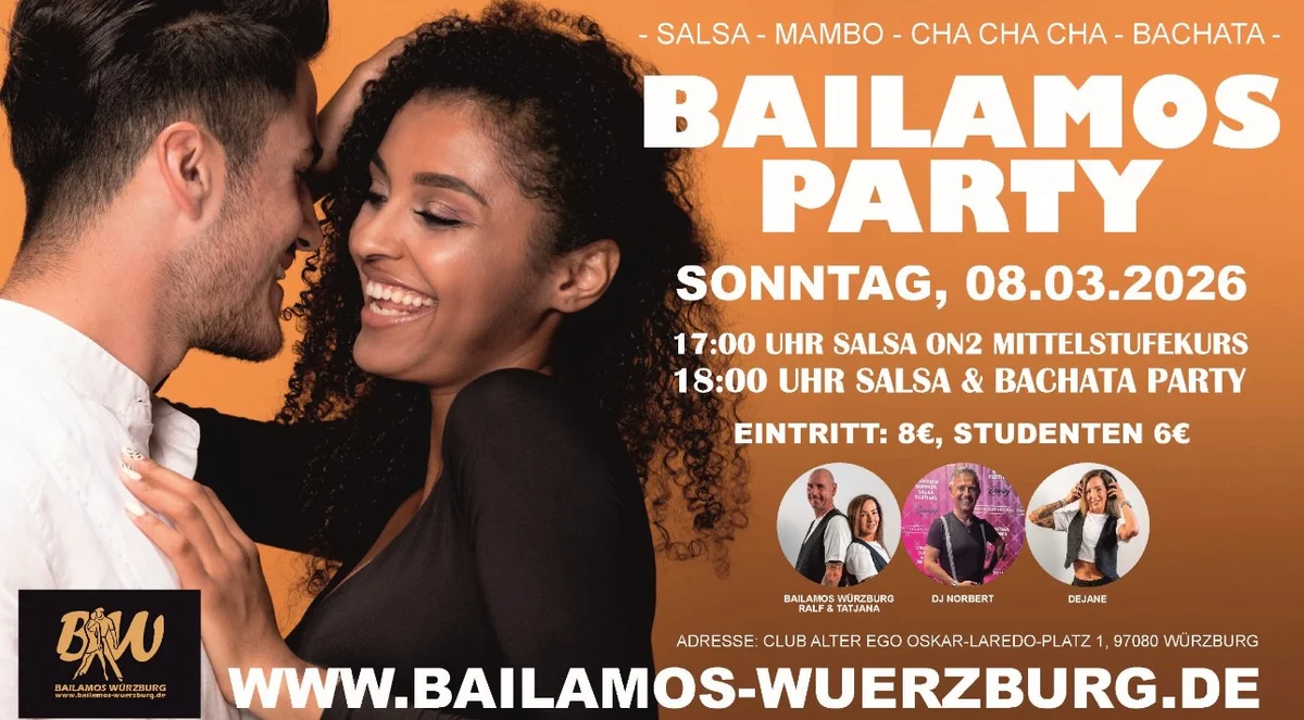 Bailamos Salsa & Bachata Party 