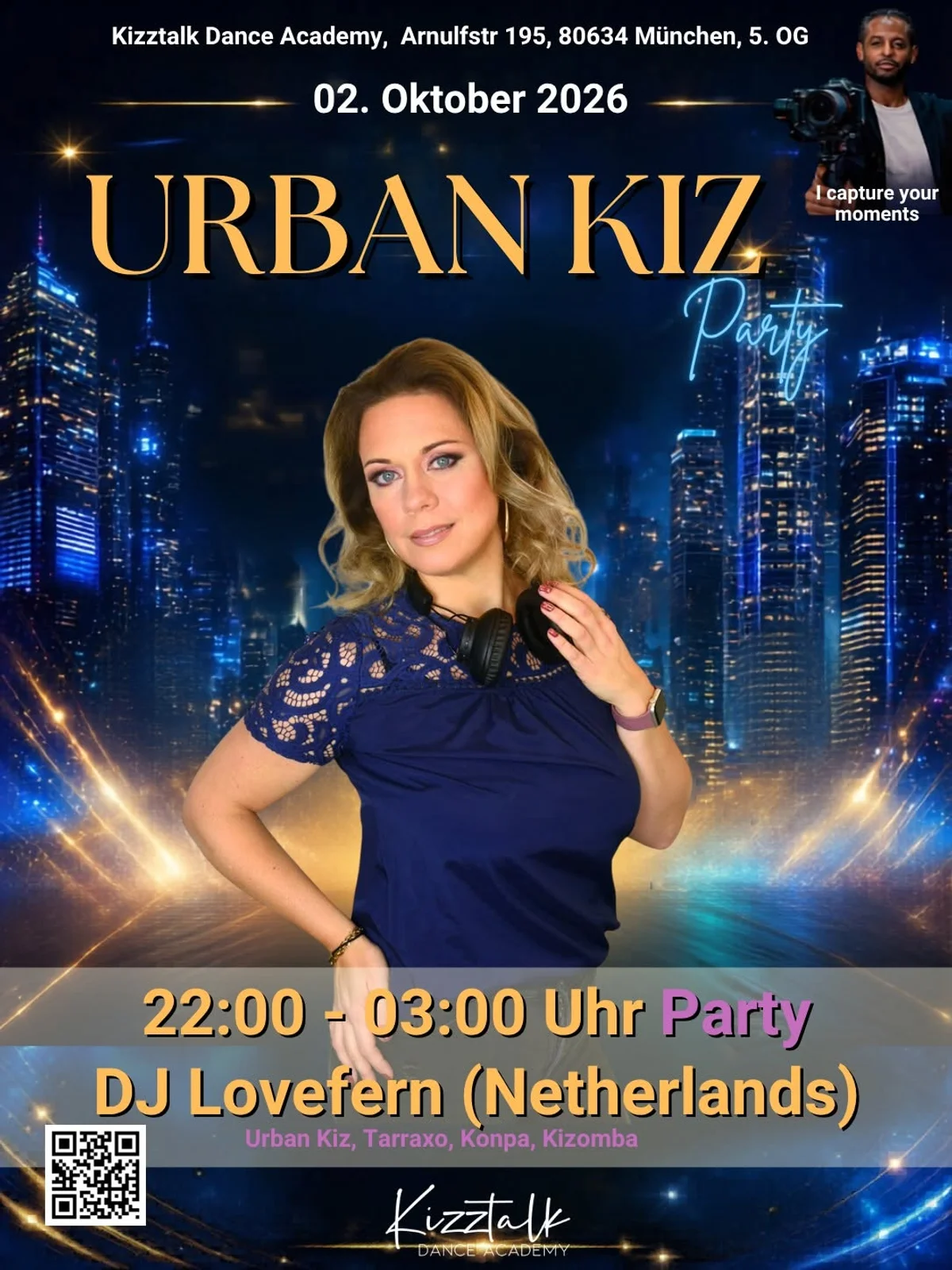 UrbanKiz Party @ Kizztalk mit DJ Lovefern (Netherlands)