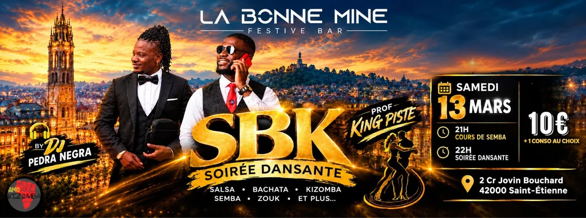 Salsa, Bachata & Kizomba at La Bonne Mine Bar Festif, Saint Étienne