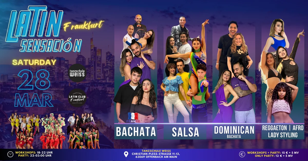 ◐ LATIN SENSACIÓN Frankfurt ◑ 3 Floors!