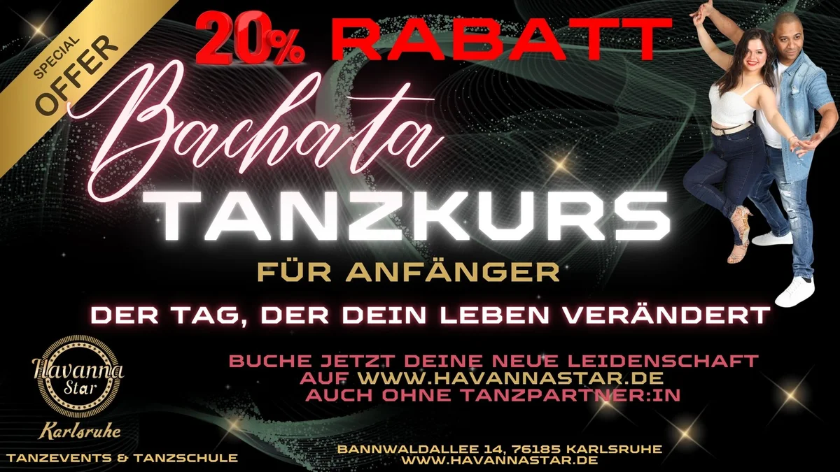 💕Bachata Tanzkurs für Anfänger💕Der Tag, der dein Leben verändern wird! Ohne Tanzpartner:in möglich