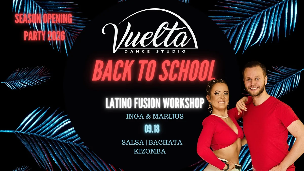 Salsa, Bachata & Kizomba at T. Ševčenkos g. 16F, Vilnius, Lithuania