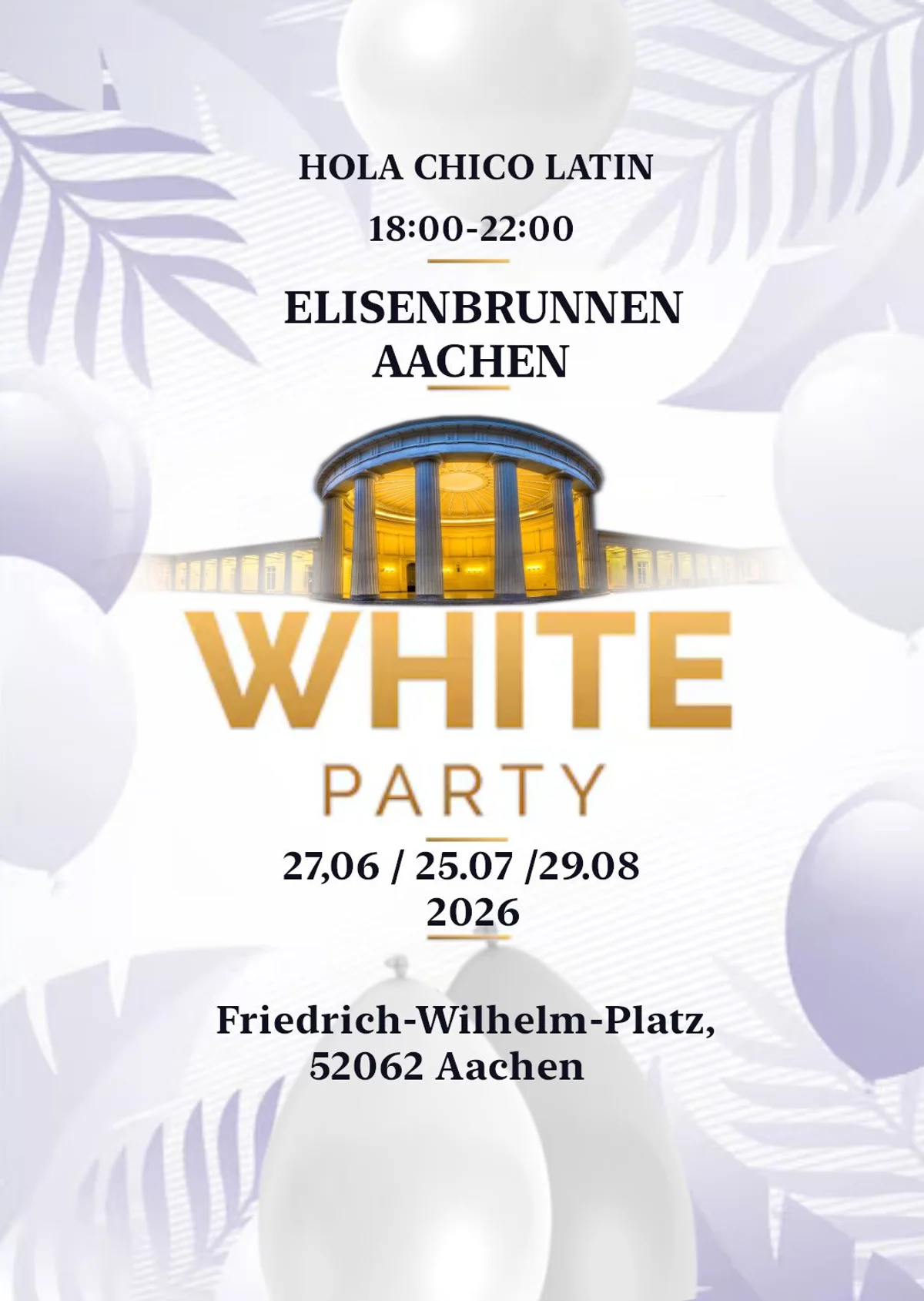 Open Air Elisenbrunnen (WHITE PARTY)