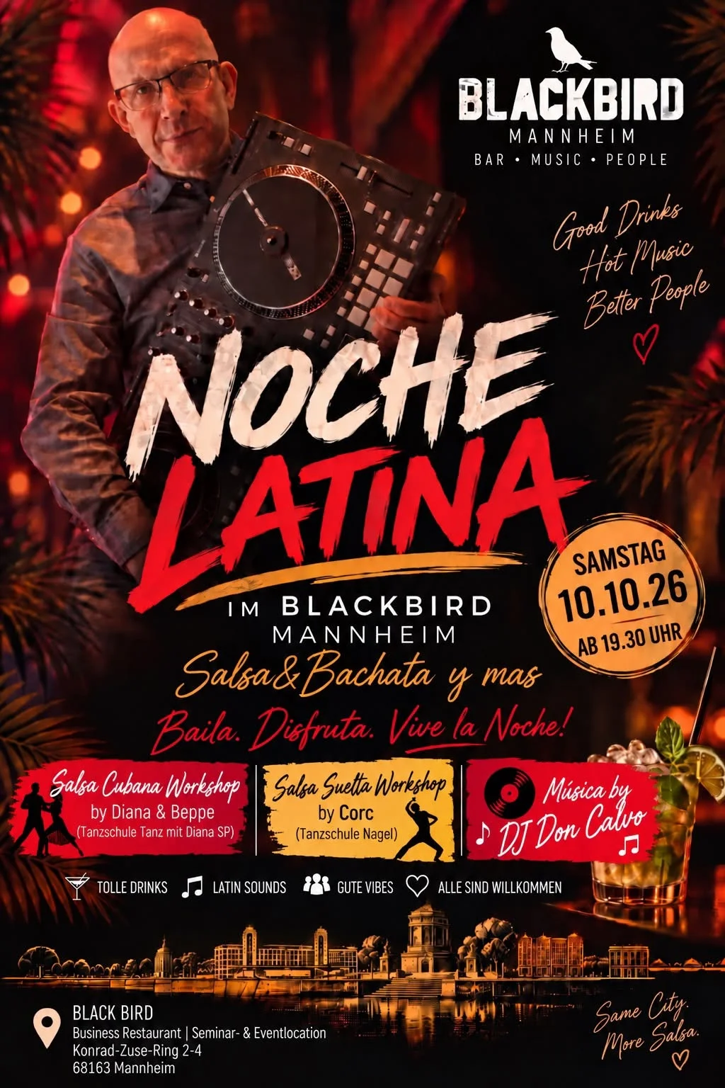 10/10/26-NOCHE LATINA IM BLACKBIRD MANNHEIM 
