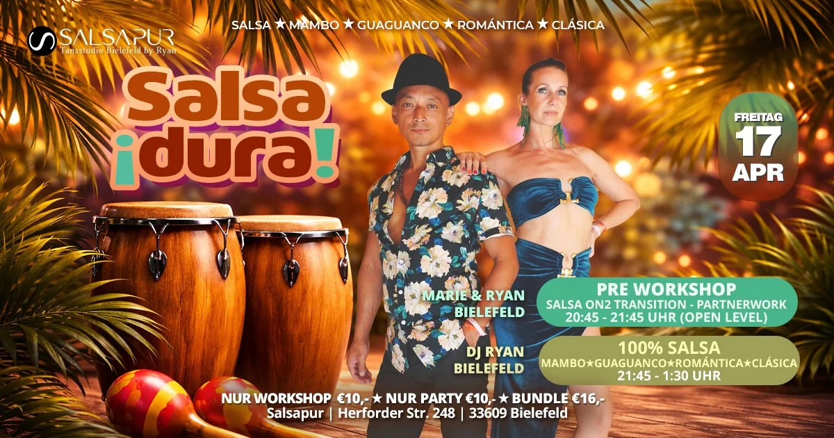✨Salsadura am Fr 17.04.2026 in Bielefeld✨