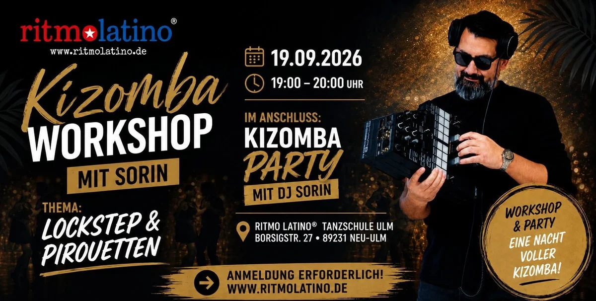 Kizombanight mit Workshop und Party – Kizomba in Neu-Ulm
