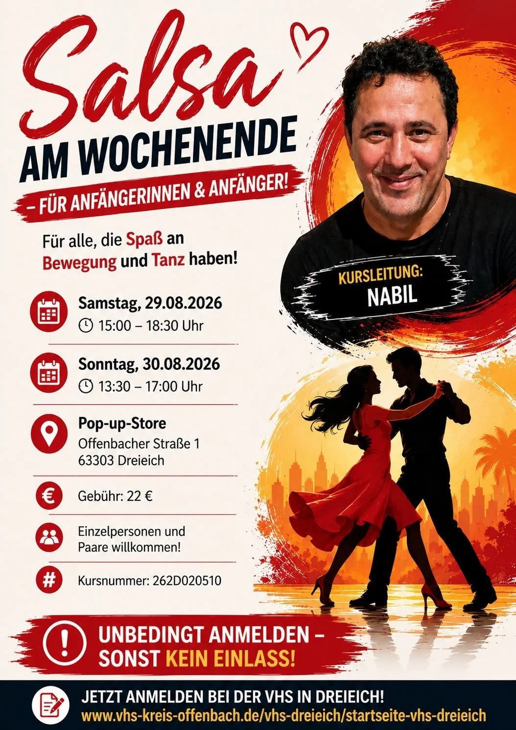 Vhs Kreis Offenbach Salsa Workshop (for beginners)