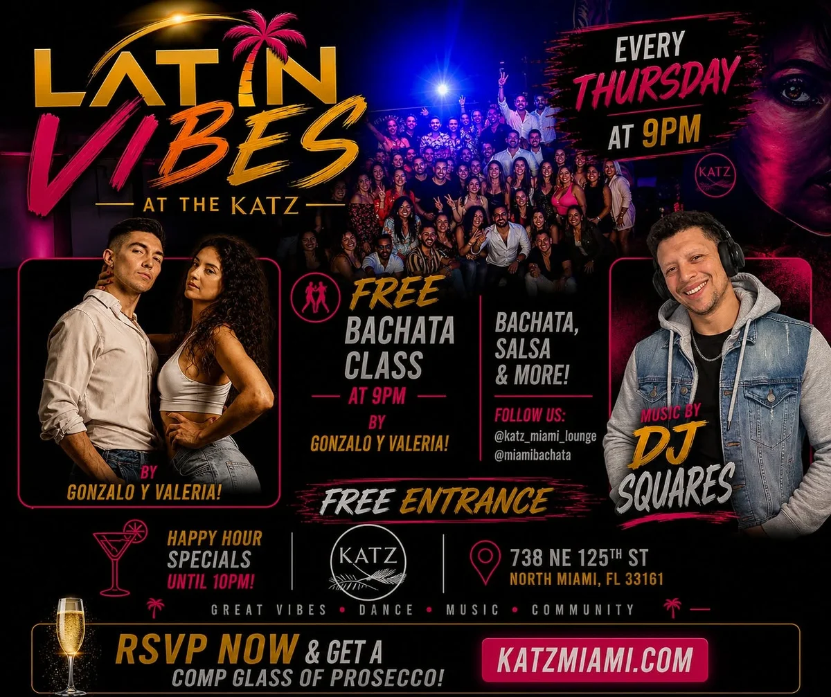 Bachata at The Katz Restaurant and Lounge (Katz Miami), North Miami